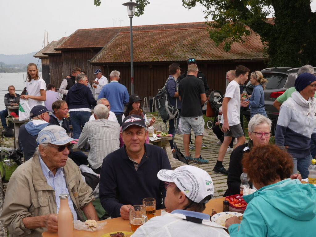 Grillen nach dem Absegeln