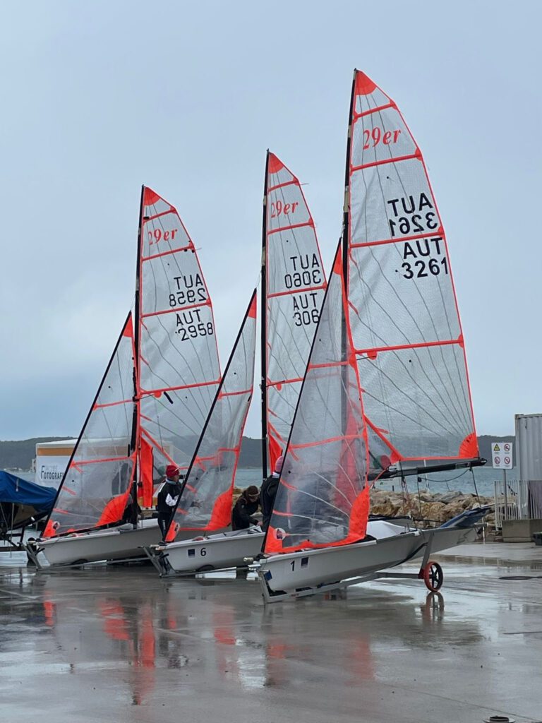 3 29er-Teams in Portoroz