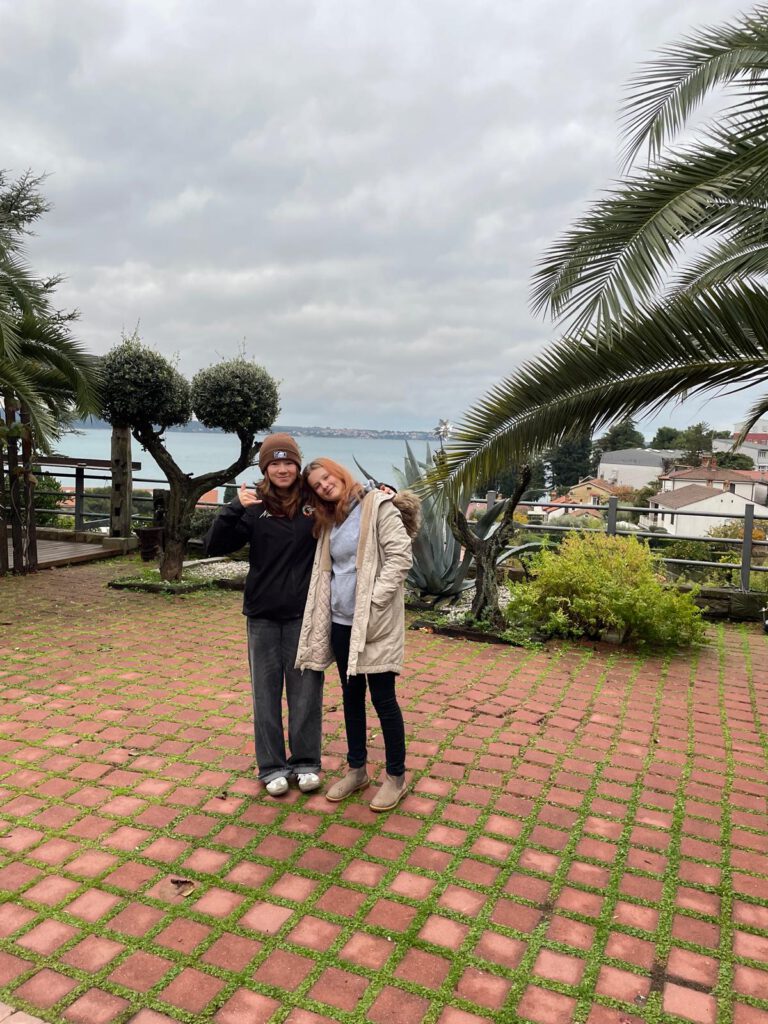 Lola und Emelie in Portoroz
